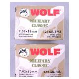 Wolf 7.62x39 Ammo 40 Rounds