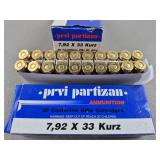 7.92 x 33 Kurz Ammo 40 Rounds