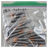 7.62 x 39 Ammo 19 Rounds