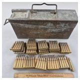 8mm Mauser Ammo 157 Rounds w/ Can