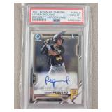 2021 Bowman Chrome Liover Peguero Signed PSA 10