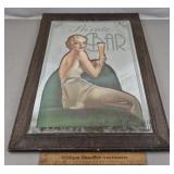 Vintage Private Bar Mirror 19 & 3/4 x 25 & 3/4'