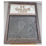 IC Golden Lager Mirror w/ Menu Board