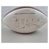 Jeff Hostetler Signed Football - No COA