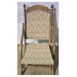 Vintage Folding Chair 29 & 1/2' H