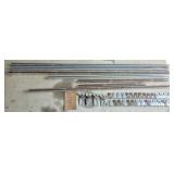 Rolling Door Track w/ Rollers & Hardware