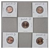2025 D Uncirculated Pennies