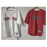 2ct Red Sox Baseball Jerseys #15 & #34