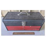 Metal Tool Box w/ Tools - Some Craftsman