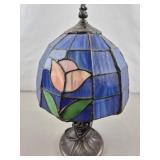 Stained Glass Lamp 13 & 1/2' H