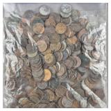 Assorted Wheat Pennies Poor Condition