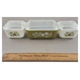 Vintage Pyrex Spring Blossom Refrigerator Dishes