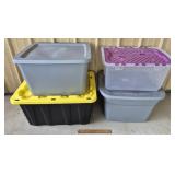 4ct Plastic Totes