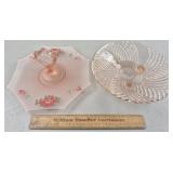 Vintage Pink Glass Lot
