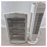 Tower Fan & Pelonis Heater