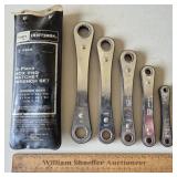 Craftsman 5pc Box End Ratchet Wrench Set