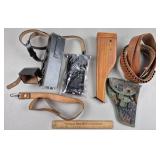 Holster, Ammo Belt, Sling & Assorted