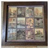Home Interiors 12 Panel Autumn Picture