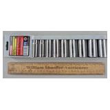 Craftsman 3/8' 18pc Socket Set SAE & Metric
