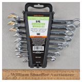 Pittsburgh 9pc Combination Wrench Set 1/4-3/4'
