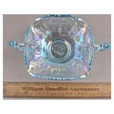 Fenton Iridescent Glass Butterfly Dish 8 & 1/2' W