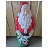 Empire Santa Blow Mold - Cracked 46' H