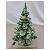 Vintage Atlantic Ceramic Christmas Tree 18 & 1/2H