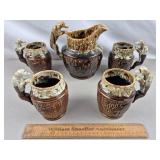 Reproduction Harker Rockingham Pottery Set