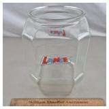 Vintage Lance Jar - No Lid 10 & 1/2' H