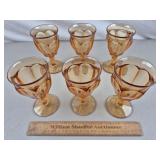 Vintage Amber Glasses