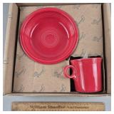 Fiesta Scarlet 4pc Place Setting