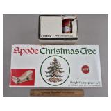 Spode Christmas Tree & Culver Glasses