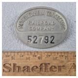 Monongahela Railroad Company ID Badge