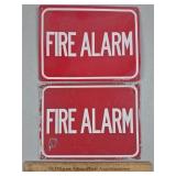 Fire Alarm Metal Signs
