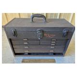 Metal Tool Box - Missing Front Cover