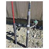 2ct Fishing Poles w/ Reels