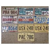 Vintage License Plates