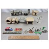 Vintage Flintstones Playset