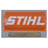 Plastic Stihl Dealer Sign 7 & 3/4 x 17"