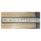 Antique General Stor Sign Patterson