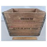 Vintage Squirt Wood Crate 16 & 1/4" L