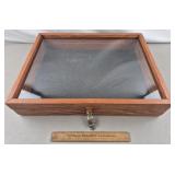 Oak Display Case 4 & 3/4 x 19 x 25"