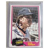 1981 Topps Rich Hebner Signed Baseball Card