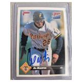 1993 Donruss Al Martin Signed Baseball Card