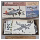 Hawk P-51D Mustang Fighter Model