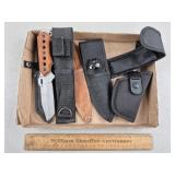 Knife & Assorted Sheathes