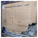 Oversized Reclining Outdoor Chair - Unused