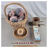 Decorative Baskets, Planter, American Flag +