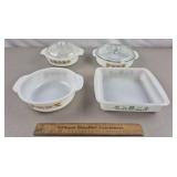 Vintage Bakeware Glasbake Fireking