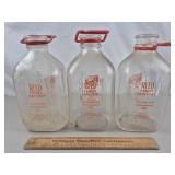 Milk Bottles Reed Kittanning PA